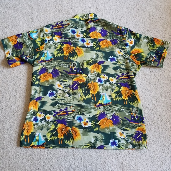 Vintage Aloha Hawaiian Shirt - Size L - Picture 2 of 9